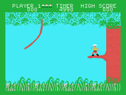 Jungle Hunt for TI-99/4A - Game start.