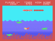 Jungle Hunt for TI-99/4A - Watch out for the numerous crocodiles!