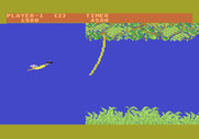 Jungle Hunt for Atari 5200 - Vines complete, diving into the water...