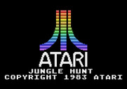 Jungle Hunt for Atari 5200 - Atari logo and game title.