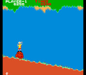 Jungle Hunt for Arcade - End of the falling rocks sections.