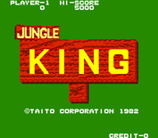 Jungle Hunt for Arcade - Title screen (Jungle King version).