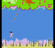Jungle Hunt for Arcade - Falling from a vine (Jungle King version).