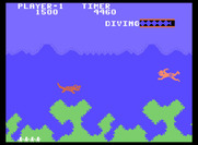 Jungle Hunt for ColecoVision - Swimming through the river...