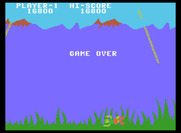 Jungle Hunt for ColecoVision - Game over.