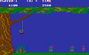 Jungle Hunt for IBM PC/Compatibles - Jump over the natives to save the girl!