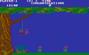 Jungle Hunt for IBM PC/Compatibles - Success! The game now repeats with increased difficulty.