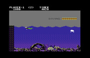 Jungle Hunt for Commodore 64 - River sequence completed.