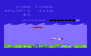 Jungle Hunt for Commodore VIC-20 - Swimming in dangerous waters.