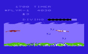 Jungle Hunt for Commodore VIC-20 - Don't get caught in the air bubbles.