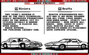 Great American Road belongs to Buick, The for IBM PC/Compatibles - Some featured Buick cars.