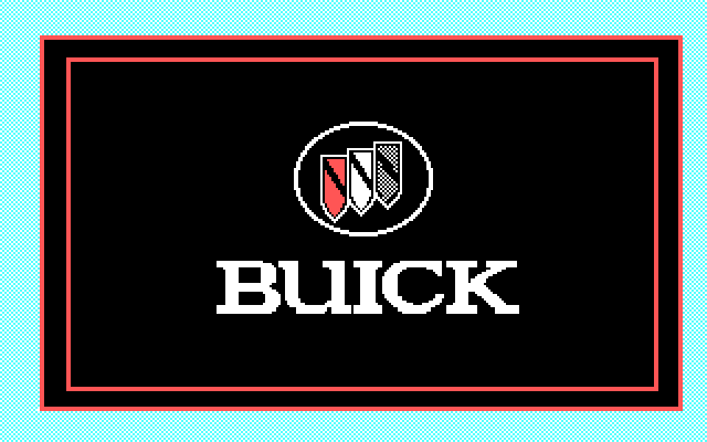 Great American Road belongs to Buick, The IBM PC/Compatibles Screenshot: Buick logo.