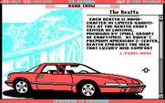 Great American Road belongs to Buick, The for IBM PC/Compatibles - About the Reatta.