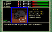 Dark Heart of Uukrul, The for IBM PC/Compatibles - Giant rats attack!