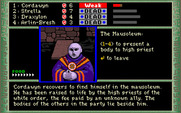 Dark Heart of Uukrul, The for IBM PC/Compatibles - Recovering at a mausoleum.