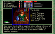 Dark Heart of Uukrul, The for IBM PC/Compatibles - Visiting the guild...
