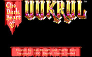 Dark Heart of Uukrul, The for IBM PC/Compatibles - Title screen.