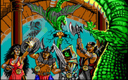 Dark Heart of Uukrul, The for IBM PC/Compatibles - Introduction screen.