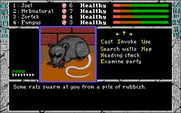 Dark Heart of Uukrul, The for IBM PC/Compatibles - Giant rats attack!