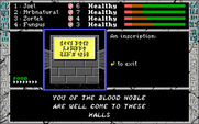 Dark Heart of Uukrul, The for IBM PC/Compatibles - Translating an inscription.