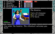 Dark Heart of Uukrul, The for IBM PC/Compatibles - Cure wounds at the hospice.