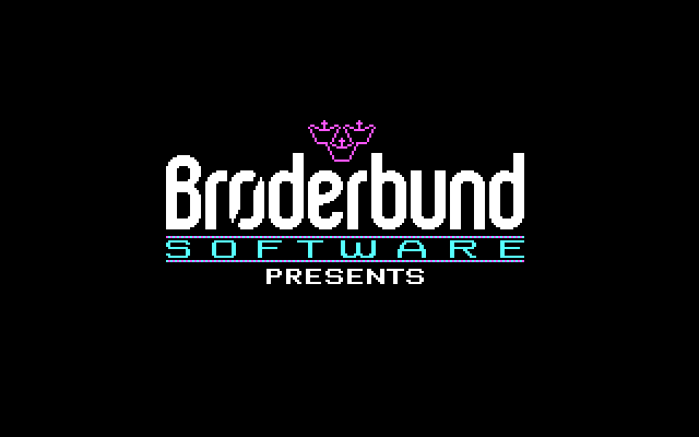 Dark Heart of Uukrul, The IBM PC/Compatibles Screenshot: Broderbund logo.