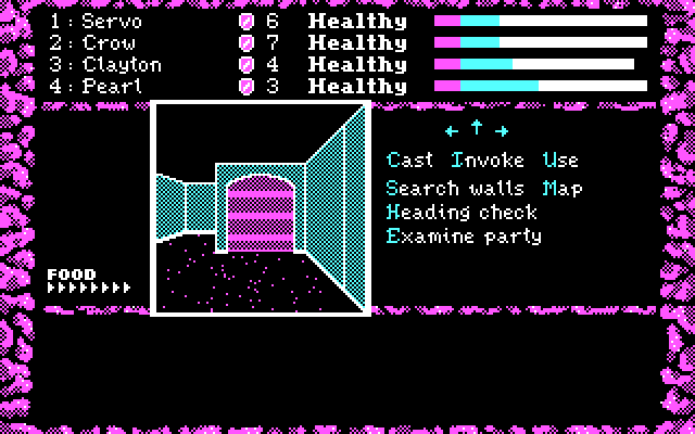 Dark Heart of Uukrul, The IBM PC/Compatibles Screenshot: Where does this door go?