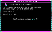 Dark Heart of Uukrul, The for IBM PC/Compatibles - Beginning character creation...