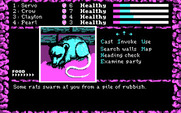 Dark Heart of Uukrul, The for IBM PC/Compatibles - Some giant rats attack!