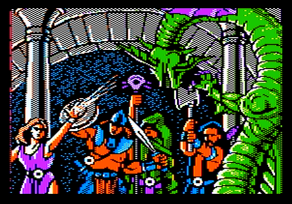Dark Heart of Uukrul, The Apple II Screenshot: Introduction screen.