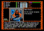 Dark Heart of Uukrul, The for Apple II - The forge can repair weapons...