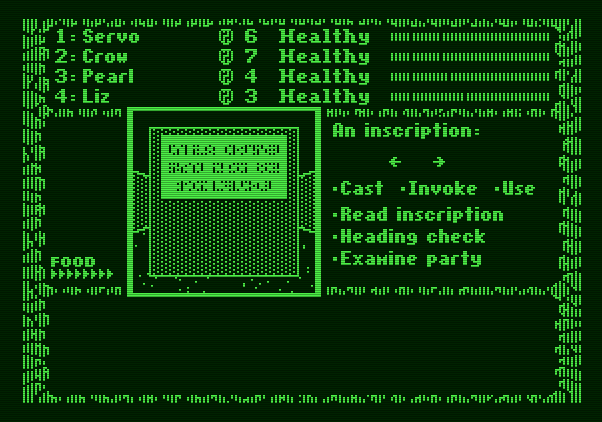 The Dark Heart of Uukrul Apple II Screenshot: Can you translate this inscription?