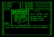Dark Heart of Uukrul, The for Apple II - Giant rats attack!