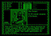 Dark Heart of Uukrul, The for Apple II - The forge can repair weapons.