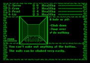 Dark Heart of Uukrul, The for Apple II - Can't see anything below; climb down anyway?