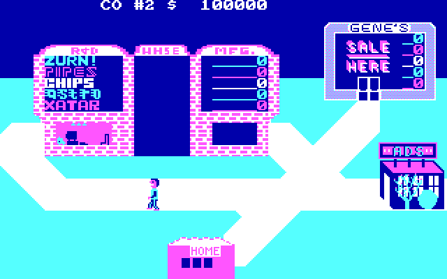 In the Chips IBM PC/Compatibles Screenshot: Company 2 plans its strategy...