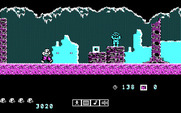 Karnov for IBM PC/Compatibles - Firing at an opponent.