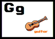 Charlie Brown's ABC's for Apple II - "G" is for guitar...