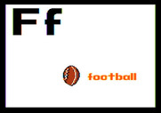 Charlie Brown's ABC's for Apple II - "F" is for football.