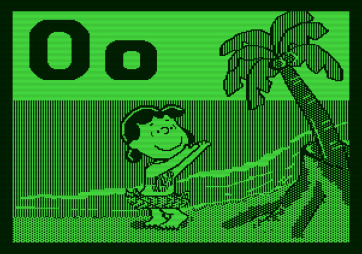 Charlie Brown's ABC's for Apple II - The ocean animation.