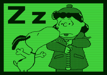 Charlie Brown's ABC's for Apple II - The zipper animation.