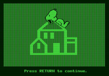 Charlie Brown's ABC's for Apple II - Random House logo.