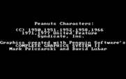 Charlie Brown's ABC's for IBM PC/Compatibles - Copyright screen.