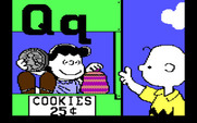 Charlie Brown's ABC's for IBM PC/Compatibles - "Q" is for quarter.