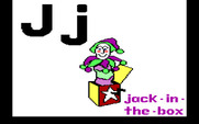 Charlie Brown's ABC's for IBM PC/Compatibles - "J" is for jack in the box...