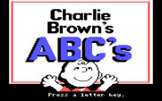 Charlie Brown's ABC's for IBM PC/Compatibles - Title screen.
