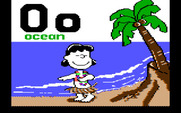 Charlie Brown's ABC's for IBM PC/Compatibles - Hula dancing by the ocean...