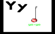 Charlie Brown's ABC's for IBM PC/Compatibles - "Y" is for yo-yo.