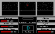 Orbital Defender for IBM PC/Compatibles - Alpha II Fighter destroyed!