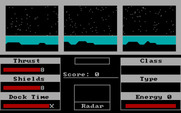 Orbital Defender for IBM PC/Compatibles - Starting the game.